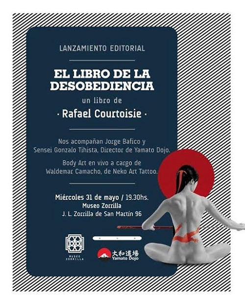 “Libro de la desobediencia” de Rafael Courtoisie