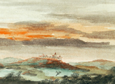 oleo de paisaje de manuel besnes e irigoyen