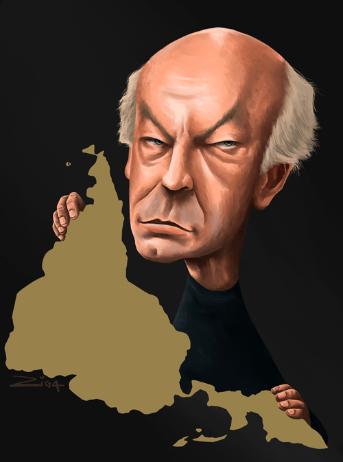caricatura Galeano