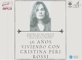 Encuentro 56 años Viviendo con Cristina Peri Rossi
