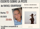 “Escrito sobre la peste” nuevo libro del Ac. Rafael Courtoisie