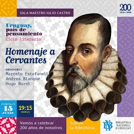 Homenaje a Cervantes. Biblioteca Nacional