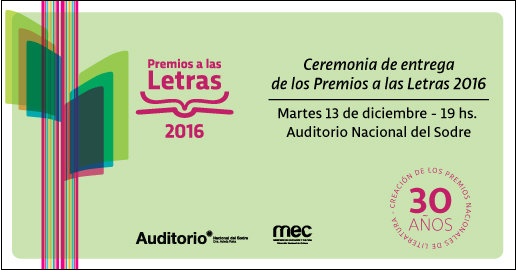 Premios a las Letras 2016